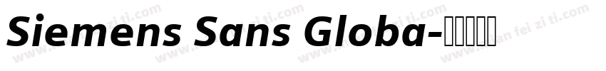 Siemens Sans Globa字体转换